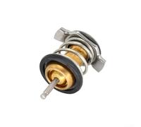 Feeshoppher Boîtier de thermostat en métal argenté OE 504209127 pour chargeuse compacte 420 420CT 430 435 445 445CT pour chargeuse compacte C185 L180 L185 Température du moteur R