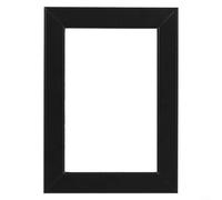 Feeshoppher Cadre photo décoratif noir de 10,2 x 15,2 cm pour mur ou table, orientation horizontale et verticale, matériau en plastique, style classique moderne