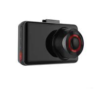 Feeshoppher Caméra 4K avant et arrière avec caméra de tableau de bord grand angle de 170 °, écran LCD de 3 pouces, enregistrement en boucle H.265, accéléromètre, contrôle par application WiFi