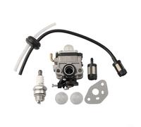 Feeshoppher Carburateur 6690512 avec kit de conduite de carburant pour débroussailleuse Tanaka TBC-225 TBC-225C TBC-230B, remplace 6690512, ampoules et joint d'étanchéité inclus