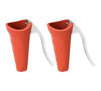 Feeshoppher Casse-noisette en acier inoxydable pour noix, noisettes et noix de pécan avec mécanisme à levier facile, design anti-éclaboussures et large gamme de diamètres pour une fissuration rapide