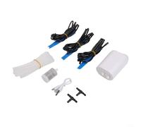 Feeshoppher Contrôleur automatique de pompe d'arrosage des plantes avec batterie de 2000 mAh et minuterie, kit d'irrigation d'intérieur et de jardin pour installation à 2/8/12 têtes, construction en