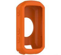 Feeshoppher Coque de protection en silicone souple pour GPS Garmin Edge 850 - Absorption des chocs - Coque souple avec découpes précises - Accès à tous les boutons et ports - Design léger (orange)
