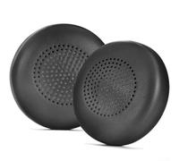 Feeshoppher Coussinets de rechange pour casque Logitech Zone Wireless Plus avec ajustement confortable en nylon PU, isolation sonore améliorée, noir et gris, aspect élégant facile (polyuréthane noir)