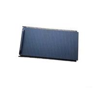 Feeshoppher Couvercle porte-gobelet avant enroulable pour Volvo V40 - Matériau ABS, noir ou beige, compartiment intérieur accoudoir avec motif volet roulant (noir)