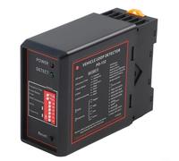 Feeshoppher Détecteur de boucle inductif DC 12 V/24 V PD-132 - Détection de véhicule à canal unique pour contrôle automatique des portes et du stationnement, sensibilité réglable, boîtier ABS, 78 x 40