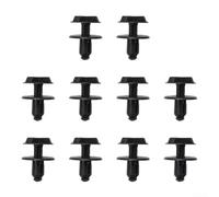 Feeshoppher Discovery Evoque Lot de 10 clips en plastique pour couvercle de batterie et garniture d'admission d'air Noir