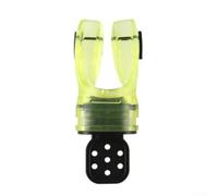 Feeshoppher Embout buccal de plongée thermoplastique pour régulateur, valve de morsure en TPE thermoformable avec design ergonomique pour un ajustement personnalisé, réduit la fatigue de la mâchoire
