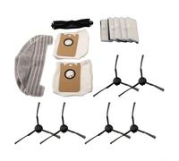 Feeshoppher Ensemble de pièces d'aspirateur Ultenic avec brosse à rouleau principale, brosses latérales, filtres, sacs à poussière et chiffons de nettoyage conçus pour nettoyer les moquettes profondes