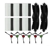 Feeshoppher Ensemble de pièces de rechange pour aspirateur robot Lubluelu SG60 SL60D comprenant 2 brosses principales, 6 brosses latérales et 6 filtres conçus pour un nettoyage en profondeur de tapis