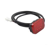 Feeshoppher Feu arrière en plastique rouge pour trottinette électrique Kukirin G2 Pro DB - Longueur du câble : 103 cm - Facile à installer - Accessoire de rechange pour la sécurité en extérieur