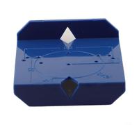 Feeshoppher Gabarit de perçage de charnière en ABS avec foret en carbure cémenté de 35 mm et 40 mm pour un positionnement précis des charnières de porte d'armoire et l'installation de meubles - Bleu