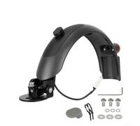 Feeshoppher Garde-boue arrière en alliage d'aluminium avec feu arrière intégré et crochet pliable pour trottinette électrique Xiaomi Pro2 et 1S, design précis pour réduire la boue et les débris (gris)