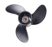 Feeshoppher Hélice hors-bord à 3 lames en aluminium pour moteur Mercury 4-6 H-P 19,8 x 20,3 cm 12 dents pour moteur Mercury 4-6 H-P
