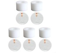 Feeshoppher Kit de filtres en mousse et feutre pour aspirateur Shark ZD550 - Lavables et réutilisables - Haute densité 60 PPI - Accessoire pour neutraliseur d'odeurs Uprigh (5 ensembles)