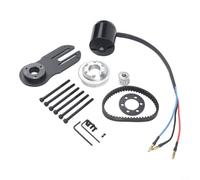 Feeshoppher Kit de montage de moteur de longboard électrique avec moteur sans capteur 1800 W N5065 270 kV, support en acier inoxydable 304, courroie et poulies de 5 m de 270 mm pour conversion de