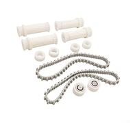 Feeshoppher Kit de nettoyage de piscine 9993197 avec assemblage complet pour modèles Pro X2 et H80 avec traction améliorée, mouvement équilibré sur les sols et les murs, préass