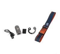 Feeshoppher Lampe frontale LED avec détecteur de mouvement à induction 250 lumens rechargeable via boîtier en polycarbonate étanche de type C léger 27 g avec sangle de tête réglable, crochet d'oreille