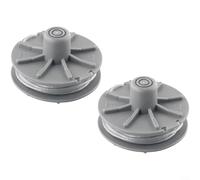 Feeshoppher Lot de 2 bobines de fil de rechange pour débroussailleuse SmallCut 300 350/23 400/25 450/25 Plus 500/27, filetage de 1,65 mm, pièce 05307-20