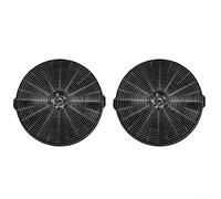 Feeshoppher Lot de 2 filtres à charbon actif pour hotte CFK1-TM USGDCF-G UMC30 Collection Cosmo 175 x 26 mm Élimine la graisse de cuisson et la fumée