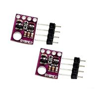Feeshoppher Lot de 2 modules de capteur GY-BME280/BMP280 5 V, carte de pression atmosphérique, température et humidité, suivi d'altitude faible puissance pour station météo projet électronique à faire