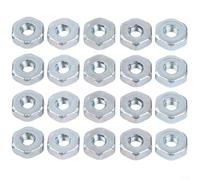 Feeshoppher Lot de 20 écrous de barre de guidage pour tronçonneuse série MS170 MS180 MS250 MS361 MS440 MS660, pièces de rechange pour équipement électrique extérieur