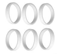 Feeshoppher Lot de 3 ou 6 pneus de rechange C10 pour robots nettoyeurs de piscine Polaris 180 280 360 380 en caoutchouc blanc