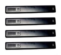 Feeshoppher Lot de 4 cache-clips de rechange pour barres de toit de voiture, ajustement rapide et robuste, pour barres de toit, trous de moulage