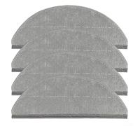 Feeshoppher Lot de 4 chiffons de rechange en microfibre pour aspirateur Roborock Q10 X-5 Plus Q10P Q10P Plus Q10 PF Q10 PF Plus Q8 Q8 Plus Q8 Max Pro Q8 Max Pro Plus