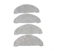 Feeshoppher Lot de 4 chiffons de rechange en microfibre pour aspirateur robot Vexilar W9 pour un nettoyage efficace du sol, lavable, matériau doux pour les maisons avec animaux domestiques et enfants