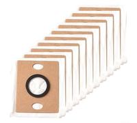 Feeshoppher Lot de 4 ou 10 sacs à poussière de rechange pour aspirateur ILIFE G9 Pro V9 Pro A12PRO A30PRO - Filtration non tissée haute efficacité - Grande capacité - Facile à installer - Blanc