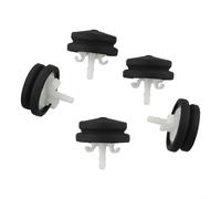 Feeshoppher Lot de 5 ampoules d'amorçage pour souffleuse à neige Toro 66-7460 avec base blanche - Pompe à carburant en plastique pour CCR 3650 2450 pour Lawn Boy Cold Weather Start Accessory