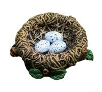 Feeshoppher Lot de figurines d'oiseaux en résine pour décoration de jardin féérique, décoration de paysage miniature pour bonsaï, plantes en pot, serre, intérieur et extérieur pour jardin (D)