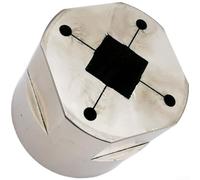 Feeshoppher Outil de démontage de bouchon de manivelle de vélo pour SRAM Red, extracteur de couvercle de manivelle en acier #45 avec filetage inversé, longueur 29 mm pour e 28 mm, entretien de