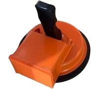 Feeshoppher Outil de réparation d'écart de sol avec ventouse puissante et marteau intégré pour installation de sols en bois, stratifié, vinyle, usage domestique, fer orange, plastique, 13 x 6,5 x 9,5