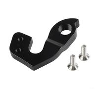 Feeshoppher Patte de dérailleur arrière pour VTT BH Bikes, en alliage d'aluminium CNC, adaptateur de dérailleur, 53 x 37 x 10,5 mm, noir