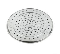 Feeshoppher Plateau de cuisson vapeur en acier inoxydable avec trois supports amovibles pour cuire et cuire à la vapeur divers aliments, type rond compatible avec casseroles et poêles de plusieurs