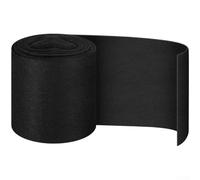 Feeshoppher Rouleau de filtre à charbon actif avec dos en métal et matériau résistant aux UV 24,9 cm de large x 10 m de long pour flux d'air du grenier neutralisant les odeurs bloquant les particules