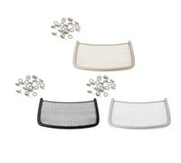 Feeshoppher Sac de rangement en maille pour dossier de siège arrière pour ML GL GLE GLS Classes 2005-2019 PC ABS Nylon 43,5 x 20 x 1,2 cm Noir Beige Gris avec vis et étau (gris)