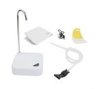 Feeshoppher Support de filtre électrique en résine - Outil de recyclage pour imprimante 3D SLA LCD DLP, construction en métal et plastique avec buse d'aspiration en acier inoxydable, tube en silicone