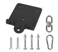 Feeshoppher Support de suspension robuste pour sac de frappe avec rotation à 360 ° pour boxe, Muay Thai et MMA, kit de montage au plafond avec crochet pour sac de sable, clip de verrouillage, S