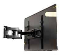 Feeshoppher Support mural pour TV - Pivotant - Inclinaison réglable - Plaque en acier laminé à froid - Six bras renforcés - Convient aux écrans de 26 à 80" - Rotation à 360 degrés - Support robuste U