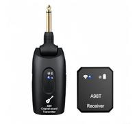 Feeshoppher Système intra-auriculaire sans fil 2,4 GHz pour répétition de bande studio et performance en direct avec faible latence 48 kHz 24 bits de qualité sonore haute anti-inter