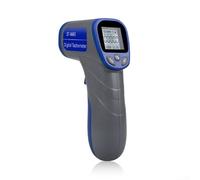 Feeshoppher Tachymètre numérique sans contact infrarouge 2,5-99999 tr/min avec écran LCD, mode automatique/manuel pour moteur moteur ventilateur tour automobile industrielle mesure DT6685