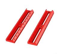 Feeshoppher Télescope astronomique à queue d'aronde avec fente d'extension réglable Rail en alliage d'aluminium pour guide de montage, lunette de visée ou de localisateur, accessoires rouge, 150 mm