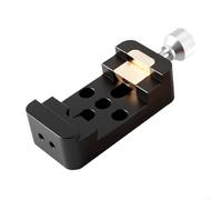 Feeshoppher Télescope astronomique Pince de base de montage à queue d'aronde avec double boulon de fixation renforcée Construction en alliage d'aluminium pour télémètre équatorial, grande plaque de