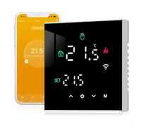 Feeshoppher Thermostat WiFi programmable LCD écran tactile régulateur de température pour chauffage électrique au sol et systèmes d'eau chaude avec application