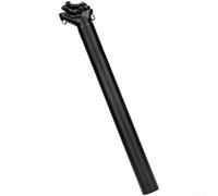 Feeshoppher Tige de selle de vélo en alliage d'aluminium 27,2 mm, 30,9 mm, 31,6 mm de diamètre, 350 mm de longueur, légère, double boulon, réglable, finition anodisée sablée pour VTT et vélo de route