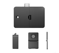 Feeshoppher Verrou intelligent invisible avec entrée sans t accès NFC pour armoires, tiroirs, boîtes aux lettres et casiers - 9 x 4 x 7 cm - Noir - Construction en polycarbonate sécurisé