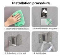 Feeshoppher Votre décoration reste en place avec ces 50 clips métalliques fiables adaptés à toutes les occasions (L)